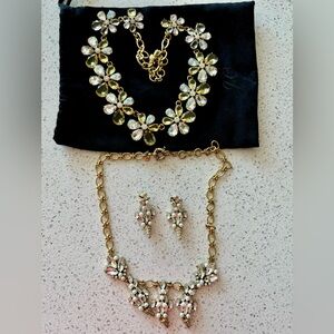 J.Crew necklace and earring set + another necklace